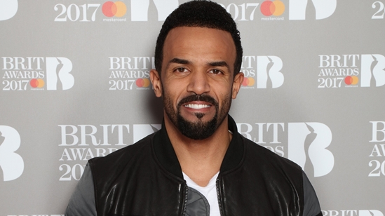 Craig David on The BRITs 2017 Nominations Show Red Carpet.