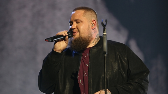 Rag'n'Bone Man on stage at The BRITs 2017 Nominations Show