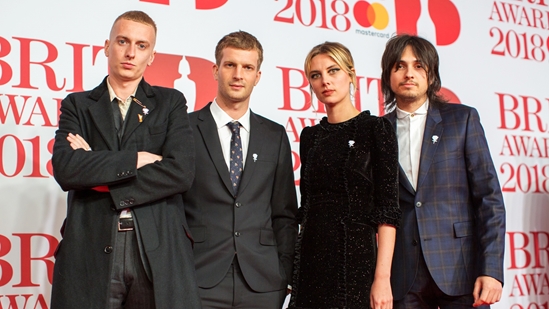 Wolf Alice on The BRITs 2018 Red Carpet