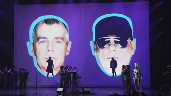 Pet Shop Boys performing at The BRITs 2009