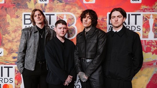 Bring Me The Horizon on the BRIT Awards 2024 Red Carpet