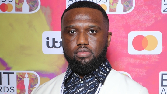 Headie One on the BRIT Awards 2024 Red Carpet