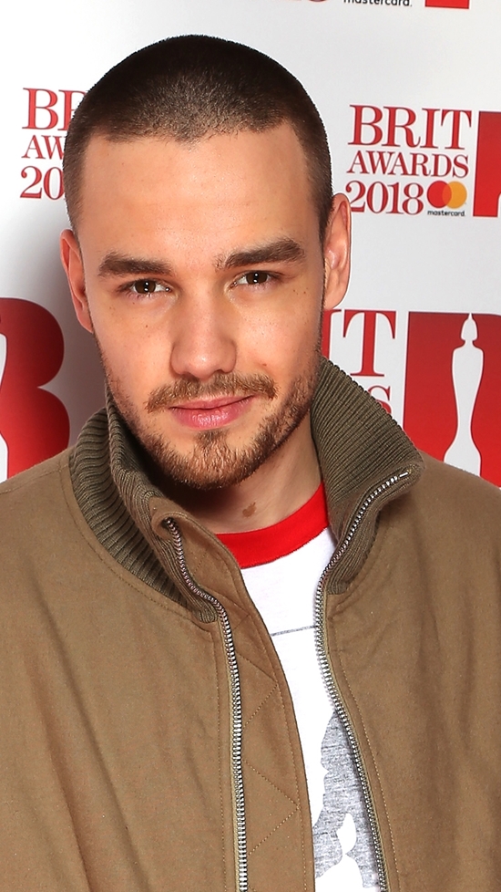 Liam Payne on The BRITs 2018 Nominations Show Red Carpet.
