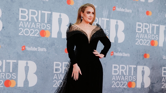Adele on the Red Carpet at the 2022 BRIT Awards