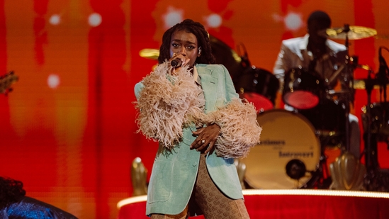 Little Simz Performing at the 2022 BRIT Awards