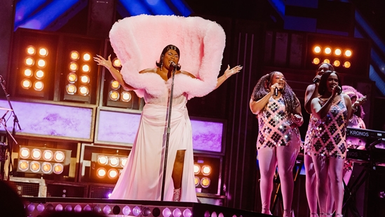Lizzo performs 'Special', '2 Be Loved' and 'About Damn Time' at the 2023 BRITs