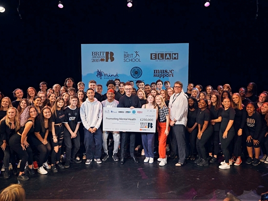 £250,000 raised through The BRIT Trust